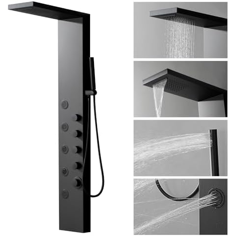 Homevacious Stainless Steel Shower Panel Tower System Cover