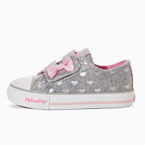Weestep Toddler/Littke Kid Girls Glitter School Casual Sneakers #TOP1