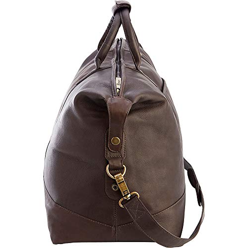 Royce Leather Luxury Duffel Bag Luggage Handcrafted in Colombian Leather, Tan, One Size
