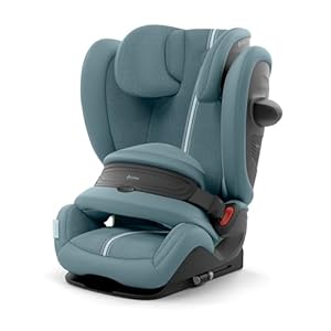 CYBEX Gold Kindersitz Pallas G2 i-Size Plus, 76-150 cm, Ab ca. 15 Monate bis ca. 12 Jahre (ca. 9 bis 50 kg), Stormy Blue