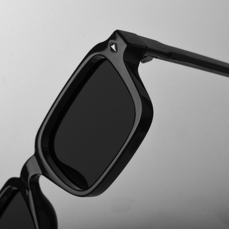 Image of SAM AND MARSHALL OCTOBER Sunglass I 400% UV Protection I Rectangular Sunglass I Cellulose Propionate I Unisex