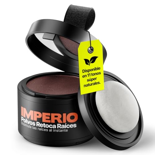 IMPERIO Tinte corrector de pelo para aportar densidad al cabello para mujeres y hombres, resistente al agua, 4 g, rojo oscuro