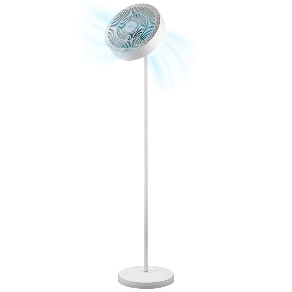 Cecotec Ventilateur sur Pied EnergySilence FanLamp 36 W, 9 Vitesses, LED