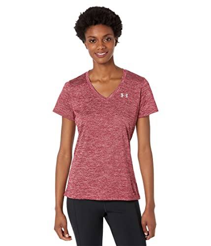Image of Under Armour Womens Tech V-Neck Twist Short-Sleeve T-Shirt