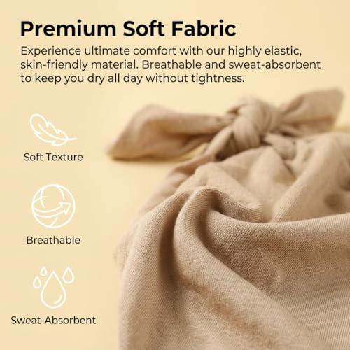 4er Pack Damen Hijab Undercap, atmungsaktive Bonnet Mütze aus Modal, verstellbare Unterschal Hijab Cap mit Bändern, einfarbige Turban Kopfbedeckung für muslimische Frauen, Kopftuch für den Alltag