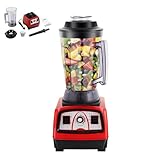 Standmixer 4L, 2200W Mixer Hochleistungsmixer, Smoothie Maker, 9 einstellbare Geschwindigkeitsstufen, Spülmaschinenfest, 26000U/min für Haushalte, Restaurants, Bars usw