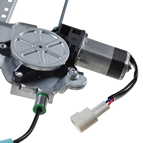 Image of TRQ Front Right Power Window Regulator & Motor Assembly Passenger Side Compatible with 2000-2002 Jaguar S-Type Lincoln LS
