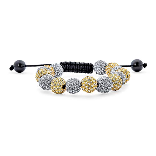 Bracelet Shamballa avec perle disco ball en cristal le cadeau idéal pour homme et femme