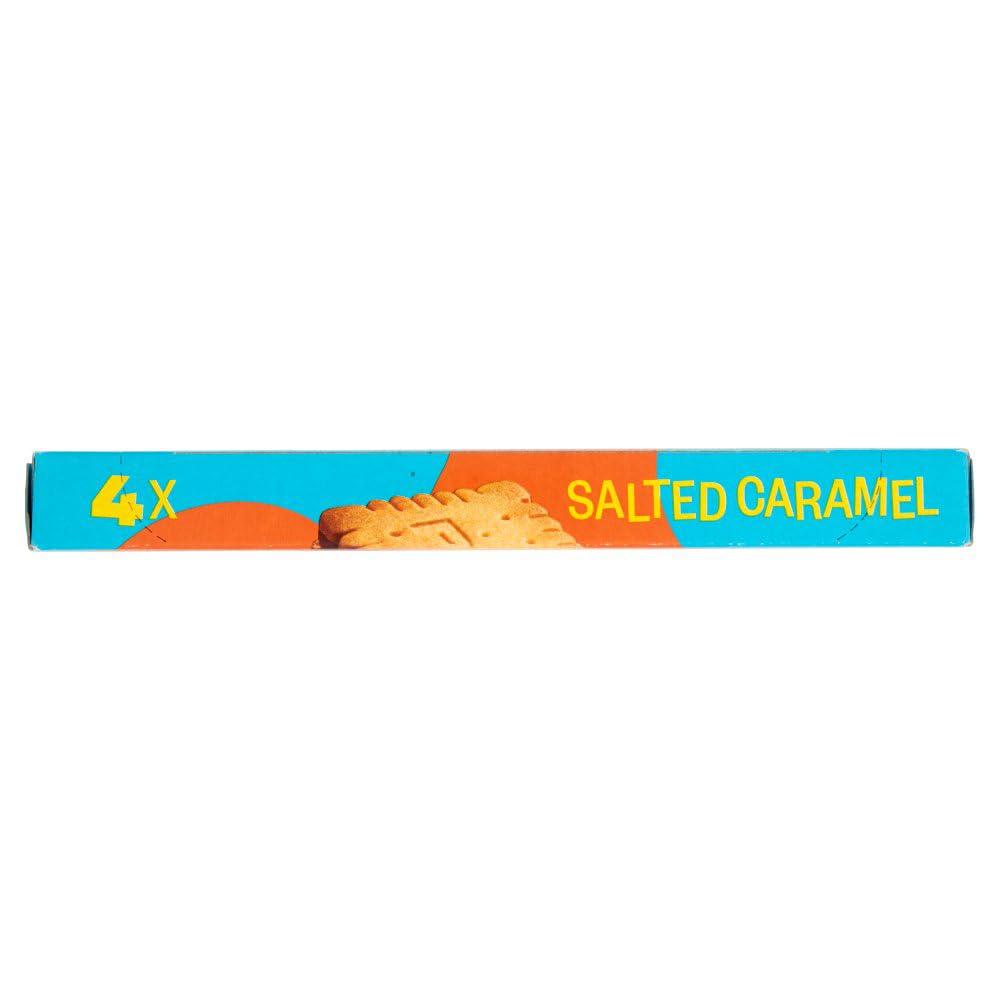 Italian Gourmet Pick Up Salted Caramel biscotti 20 x 128g, Schoko-Keksbar | Dolce con ripieno cremoso, Milchschokolade mit Salzkaramellnote für die, Gesamtnettogewicht 2,56 kg + Kostenlos Polpa 400g
