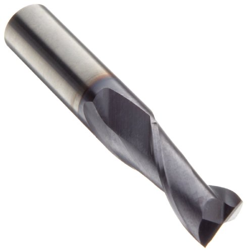 Image of Precision Twist E3302MV Carbide Square Nose End Mill, Metric, TiAlN Multilayer Finish, 30 Deg Helix, 2 Flutes, 70.0mm Overall Length, 10.00mm Cutting Diameter, 10mm Shank Diameter