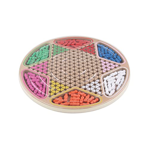 Jeu de dames chinoises traditionnel en bois de qualité supérieure ORFOFE