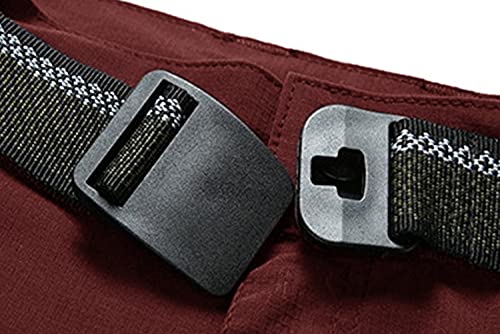 Tbmpoy Men's Lightweight Hiking Pants Quick Dry Mountain Fishing Cargo Outdoor Pants Thin Wine Red Xl #TOP19