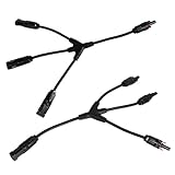 btsky 1 par y sede MC4 Solar Distribucin de conector hembra panel solar fotovoltaico multicontacto TACT 1 A 3