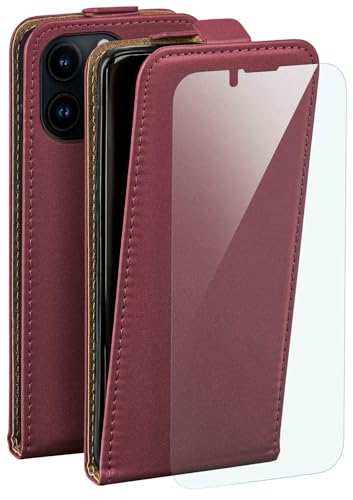 Étui pour iPhone 13 Pro Max moex bordeaux avec protection 360