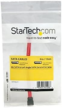 Cable SATA a SATA de 6 Pulgadas Angulado Izquierdo StarTech miniatura 2