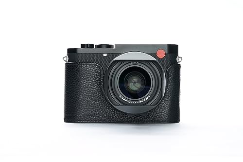 Demi-étui cuir Leica Q3 protection anti-rayure artisanale