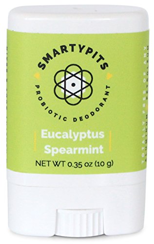 SmartyPits - Natural/Aluminum Free Prebiotic Deodorant (Eucalyptus Spearmint) (Travel-Size (Single))