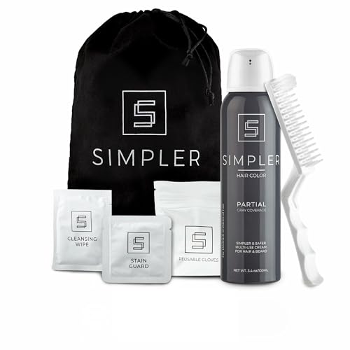 Simpler Partial Coverage Men's Hair Color