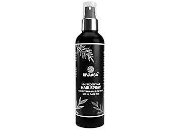 Rivaasa Heat Protectant Hair Spray for Smooth And Frizz-Free Hair (200 ml)