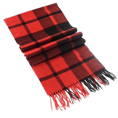 Super Soft Plaid Scarf for Women and Men-Winter Unisex Classic Tartan Plaid Scarves - Image 5