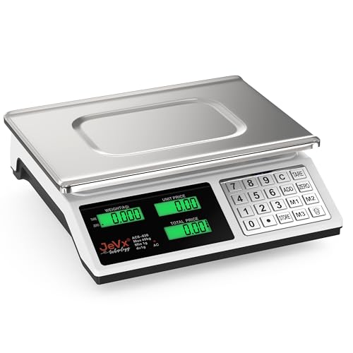 Basculas Comerciales - Balanza Digital Profesional - Bascula Digital Comercial - Bascula industrial - Balança - Balanza Comercial - ALTA PRECISION DE 1g, con Cable y Batería