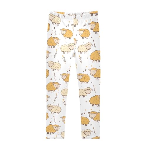 Girls' Leggings Sheep Kids Yoga Tights Pants 1 Pack 20858078