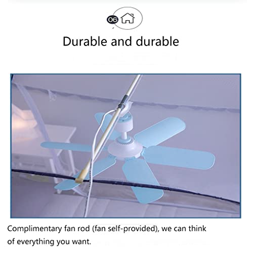 Moustiquaire portable pliable à structure autoportante rose - 8