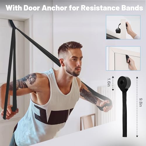 Image of Pull Up Bands, Resistance Bands Set, Exercise Workout Bands for Men & Women, Ideal for Body Stretching, Physical Therapy and Muscle Training
