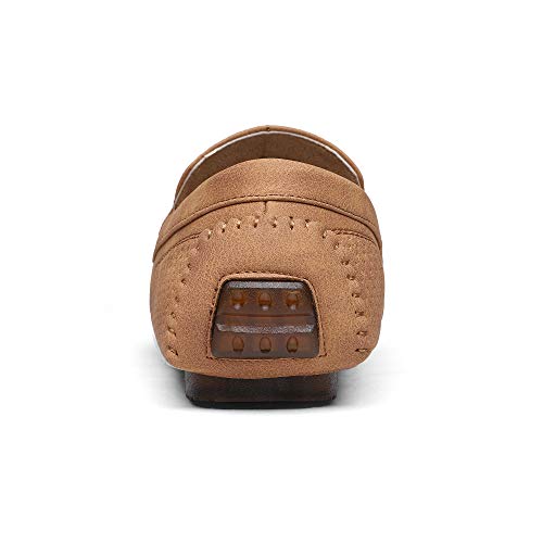 Bruno Marc Mens Penny Loafers Moccasins Shoes,Size 12,Tan,3251314