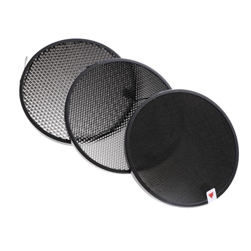 Grille en nid d'abeille pour flash photo orientant le faisceau lumineux sans reflets parasites