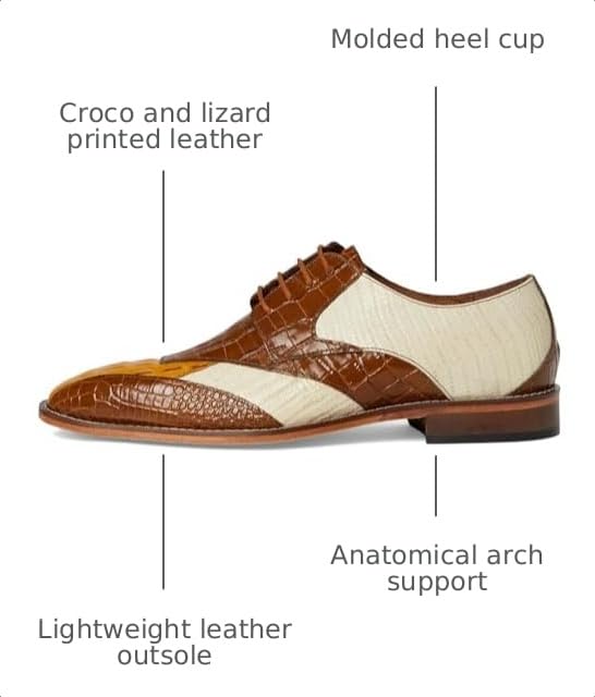 Image of Stacy Adams Tristano Bike Toe Lace-Up