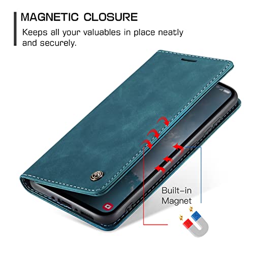 Lhyxuuk Capa para Galaxy A54 5G, Samsung A54 5G Classy Wallet Case, Folio Flip Case com suporte magn
