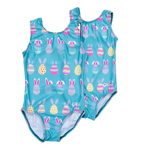 Image of GK Stars Gymnastics & Dance Leotard for Girls and Toddlers - Activewear One Piece Outfit in Fun Colorful Prints
