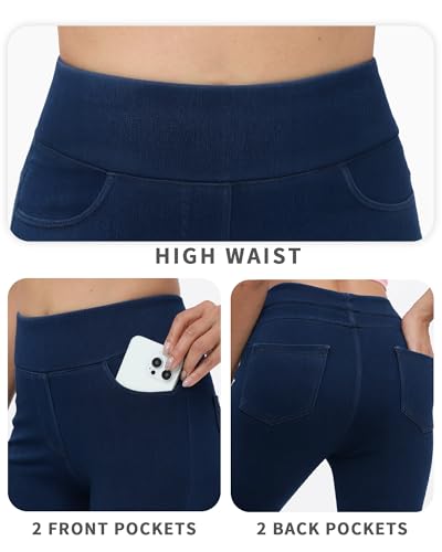 Jeggings for Women Tummy Control Stretch Jeans High Waisted Skinny Jeans Pull On Butt Lifting with Pockets4