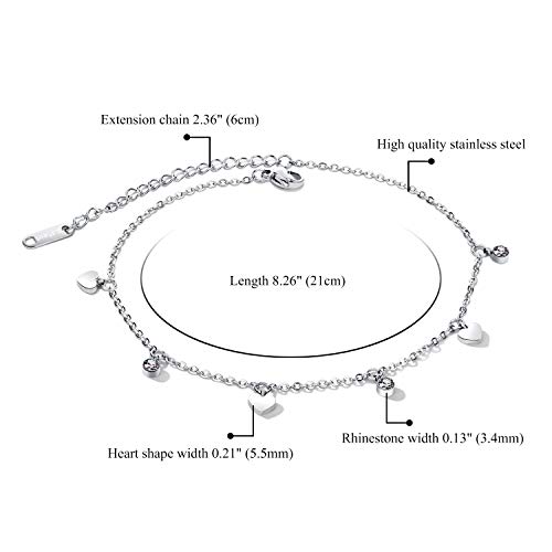 ODIEA - Bracciale da donna con ciondolo a forma di...