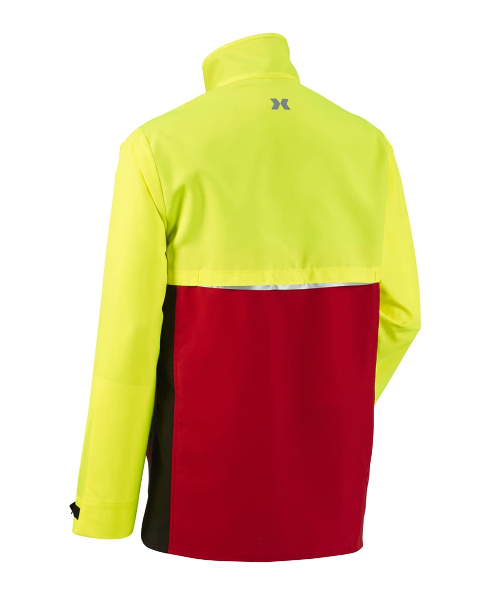 KOX Forstjacke Mistral 3.0 Rot/Gelb Größe XXL | KWF-Standard