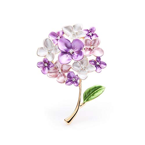 Broche fleurs lilas cadeau idéal femme pour célébrer les moments précieux
