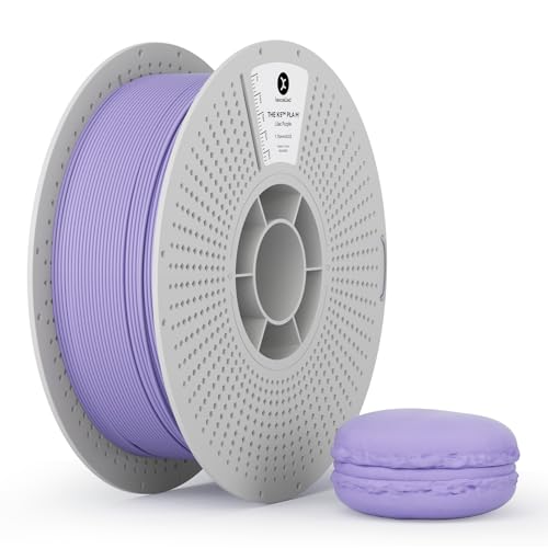 マカロン マット つや消しの質感 Kexcelled PLA 3Dプリンターフィラメント素材 1.75mm径 バンブー 新人フレンドリー 段ボールリール スプール造形材料 正味量1kg(2.2lbs) 寸法精度+/- 0.03mm