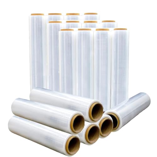 【60巻 】ストレッチフィルム 500mm×300m 14μ 相 強化フィルム ラップ 幅500mm 長さ300ｍ 紙管3インチ 梱包 包装 養生 荷役（Amazon）