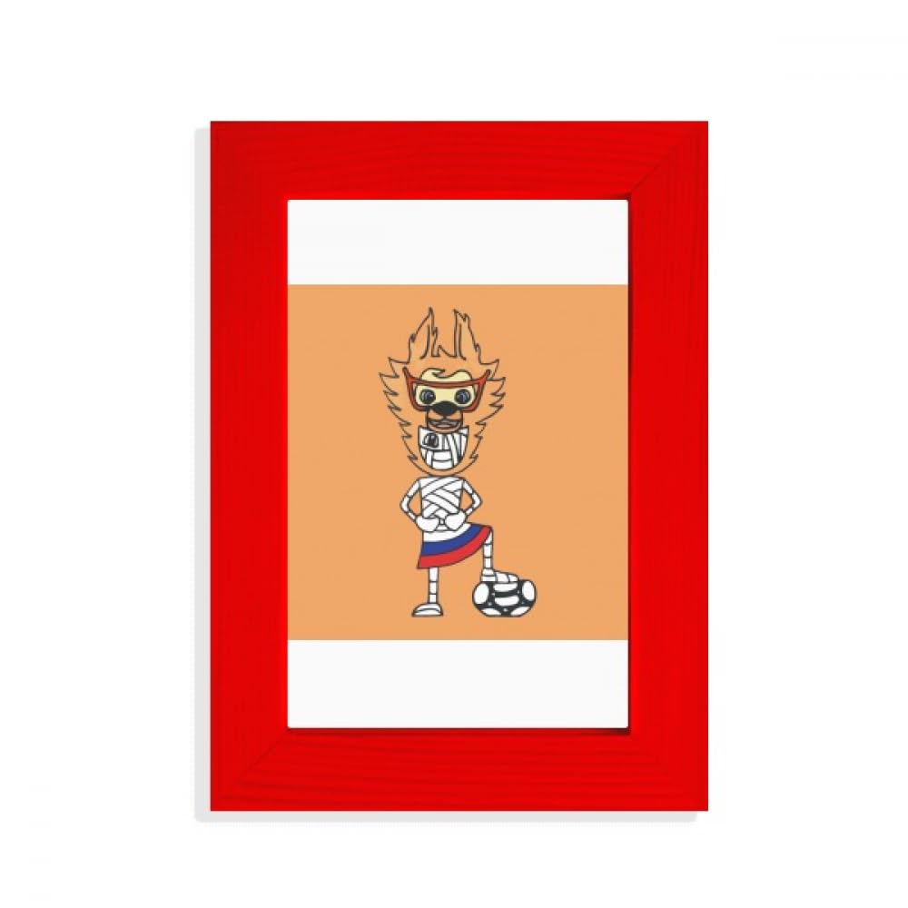 Cadre photo rouge football russe pour encadrer vos souvenirs de match