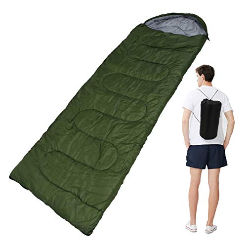 Saco de dormir para acampamento BESPORTBLE, quente, clima frio, impermeável, para adultos, crianças,