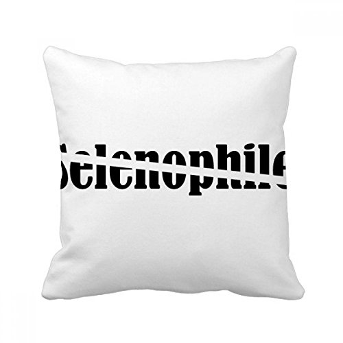 Coussin carré Shopaholic décor de canapé salon élégant 40x40cm