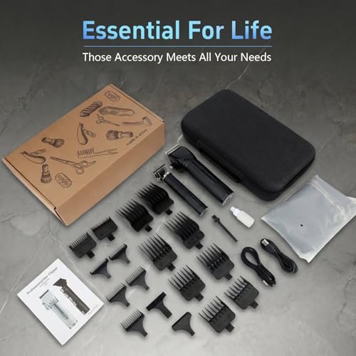 Soonsell Hair Clippers for Men,Professional Barber Clippers and Trimmer Set,Mens Cordless  - image 7