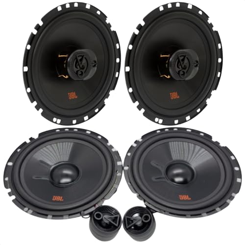 Flex4 Kit Som Automotivo Completo: Par de Alto Falantes Triaxial 6TRFX55 (110W RMS) + Par de Auto Falantes 2 Vias 62VFX55 (110W RMS) - Potência, Clareza e Imersão para Seu Carro