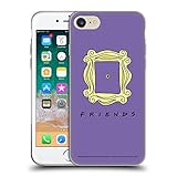 Head Case Designs Licenza Ufficiale Friends TV Show Spioncino Cornice Iconico Cover in Morbido Gel Compatibile con Apple iPhone 7/8 / SE 2020 & 2022