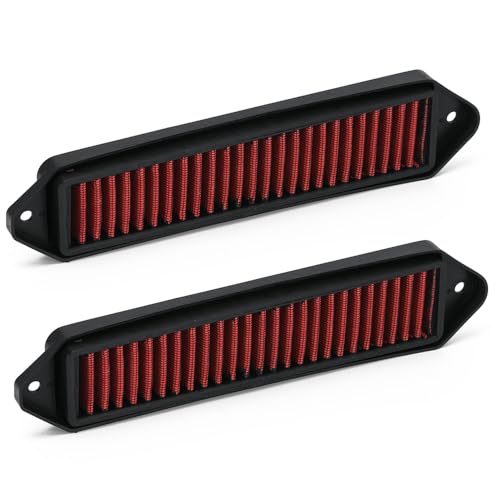 PQY Cabin Air Cowl Filters Compatible with BMW E chassis E82 E88 E90 E91 E92 E93 X1 335i 135i 328i Red