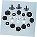 SUPVOX 21pcs Drum Silencer Pads Kit Felt Pad Drum Washers for Drumsticks Protection