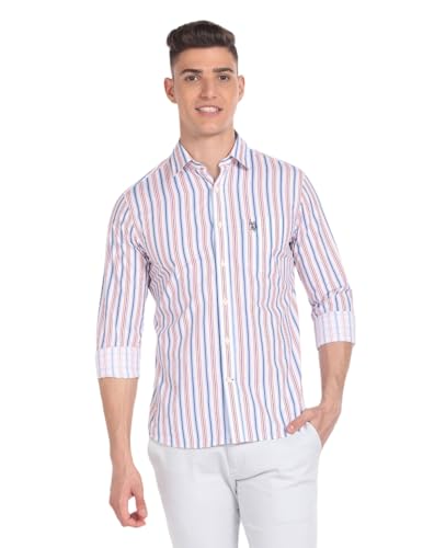 Image of U.S. Polo Assn. Cotton Men Shirt, Regular Fit