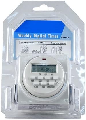Digital Timer, 24 Hour Timer, Double Outlet Electrical Timer