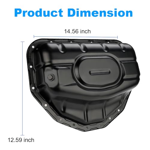 Image of Engine Oil Pan Sump with Drain Plug Compatible with Lexus GS300 3.0L L6